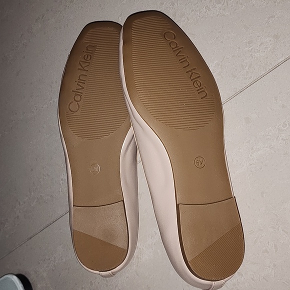 Calvin Klein size 6 blush/beige brand new ballet flats - Picture 7 of 8